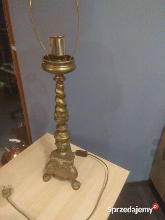 Stara lampa mosiężna sprzedam
