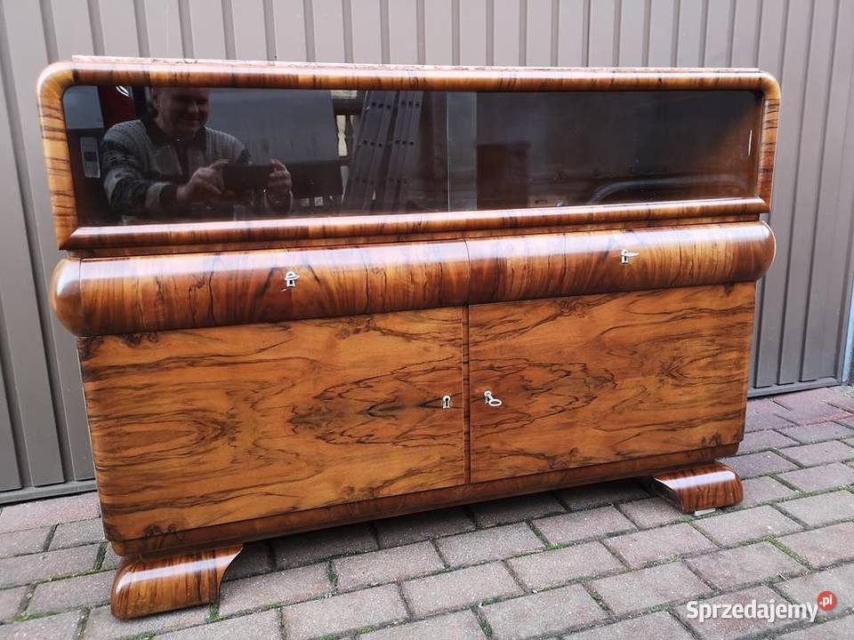 Komoda Pomocnik ARTDECO Orzech Stara Antyk Swarzędz