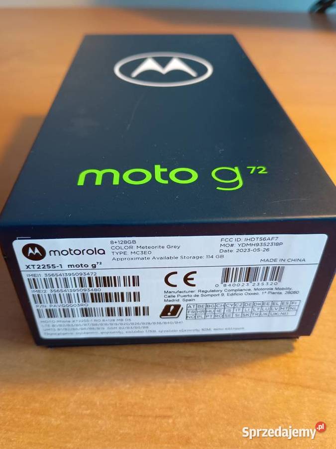 Motorola g72 aparat 108 MP pamięć 8128 GB Jarosław