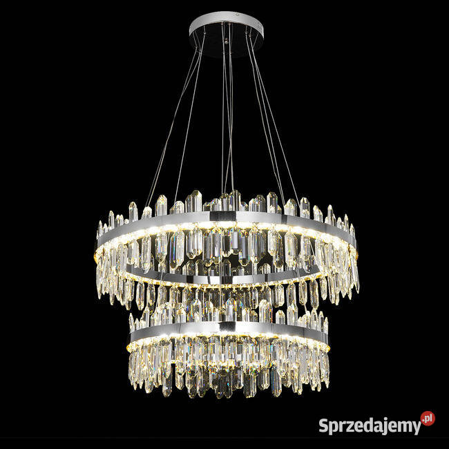 Żyrandol nowoczesny luksusowy kryształowy duży Lampy wiszące Warszawa