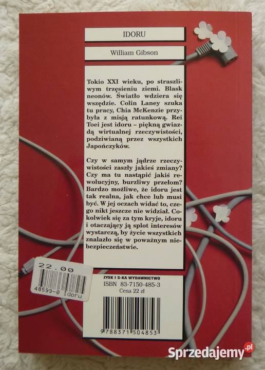 Idoru William Gibson science fiction Kultura i Rozrywka Warszawa