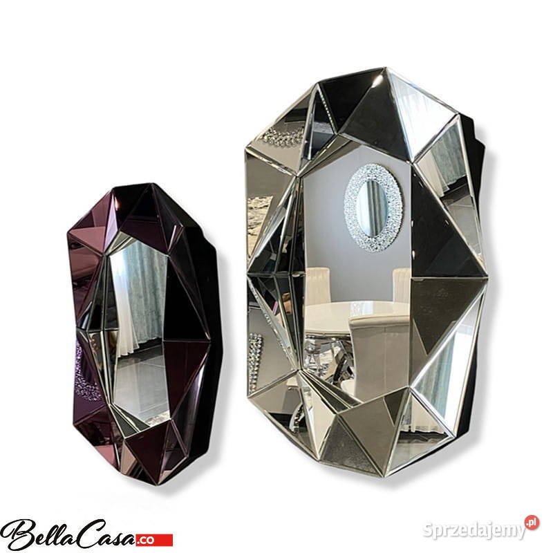 Srebrne lustro galmour prostokątne 576x80 5411 inny kolor Lustra sprzedam