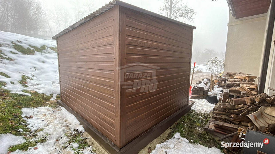 Schowek domek ogrodowy 25x25m drzwi okno dach Szczecinek