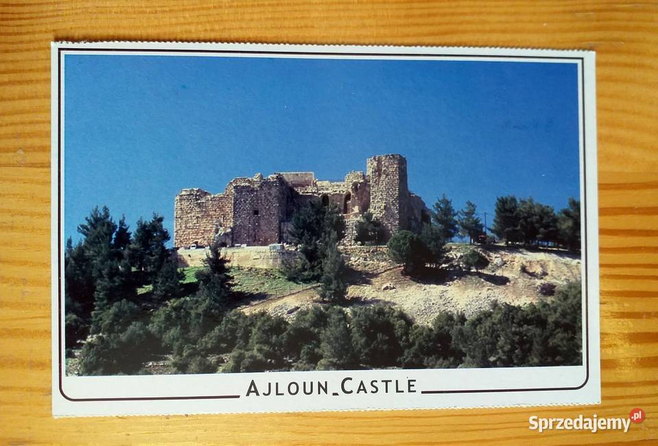 WIDOK NA MUZUŁMAŃSKI ZAMEK W AJLOUN Piszczac sprzedam