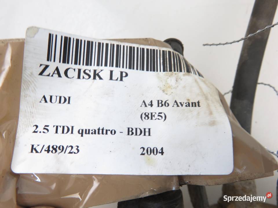 ZACISK LEWY PRZÓD AUDI A4 B6 25 TDI sprzedam