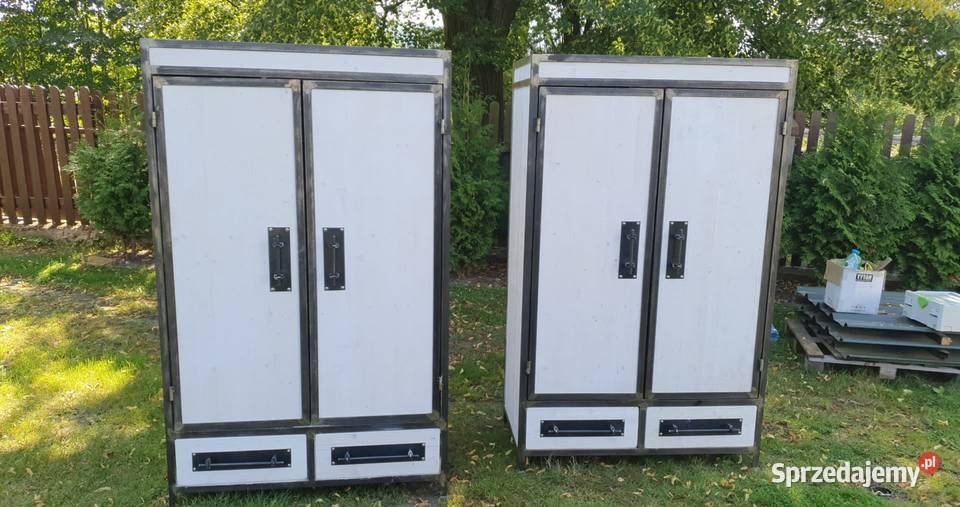 industrialna szafa ubraniowa 2 drzwiowa z 110cm mazowieckie Warszawa