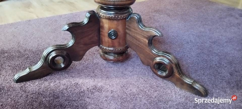 Piękny duży drewniany stół do jadalnisalonu warmińsko-mazurskie Olsztyn