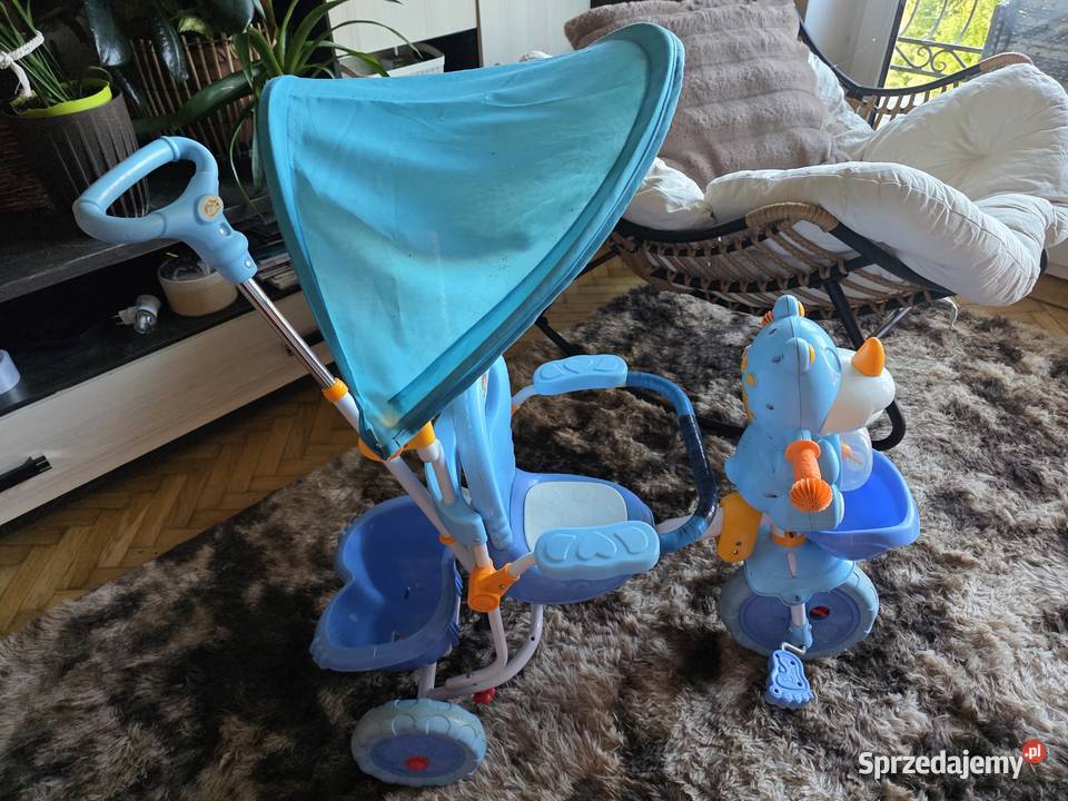 Rowerek dziecka trójkołowy wózek Jasło