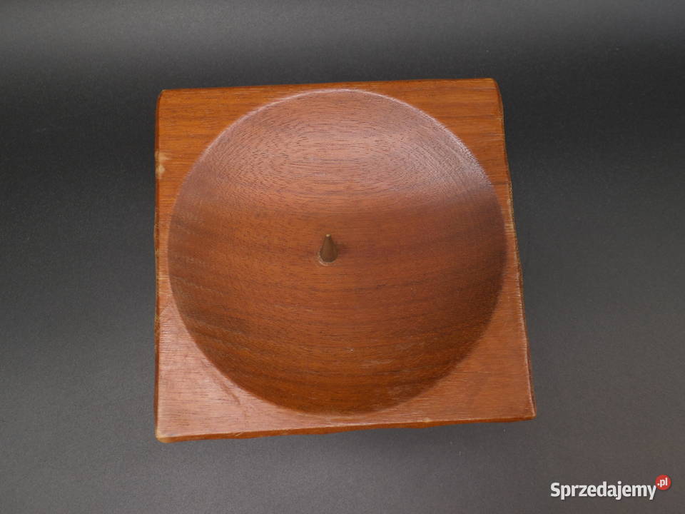 Świecznik Drewniany Robert Busch Rękodzieło wielkopolskie Raszków