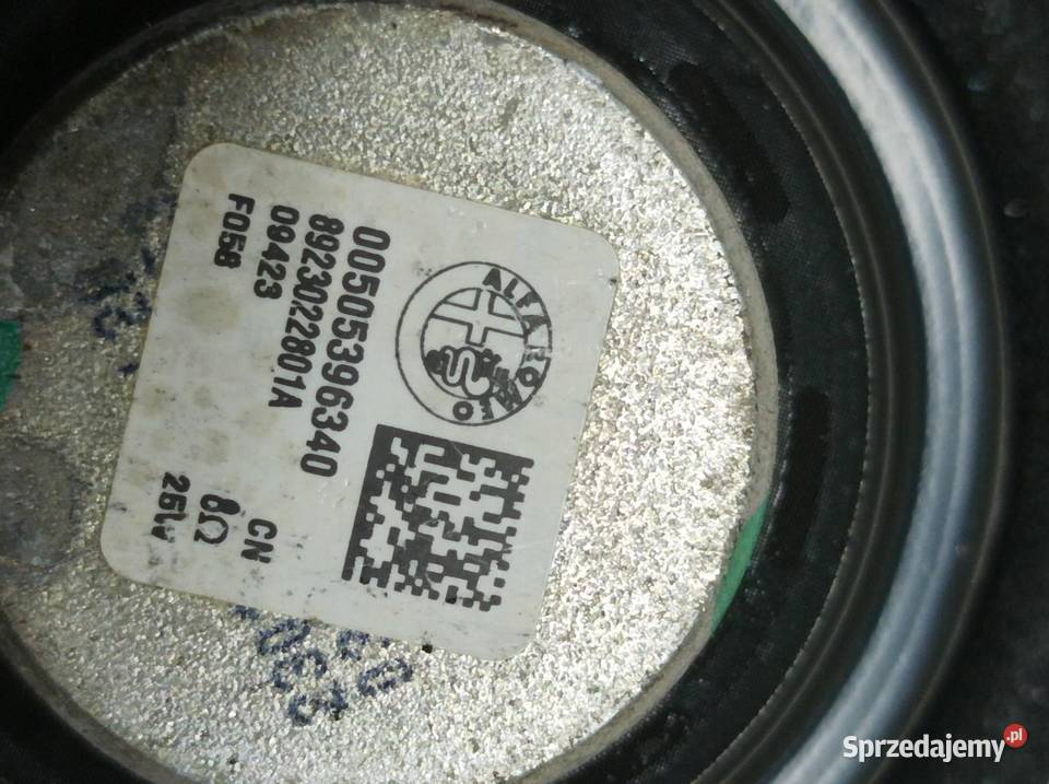 GŁOŚNIK 00505396340 Alfa Romeo Tonale I 2022 Rok produkcji 2024 świętokrzyskie