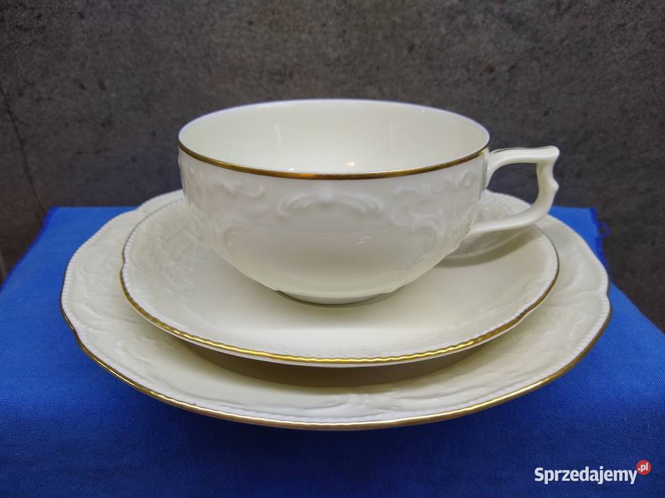 Trio filiżanka do herbaty Rosenthal Sanssouci wielkopolskie