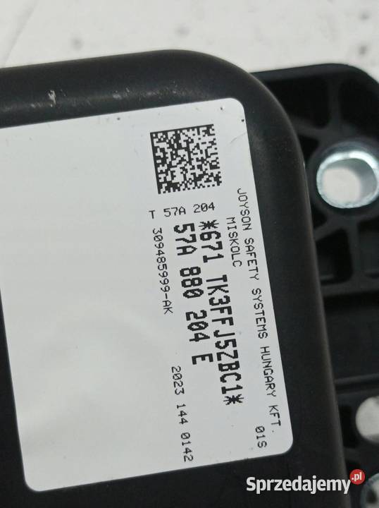 PODUSZKA POWIETRZNA AIRBAG PASAŻERA DESKI