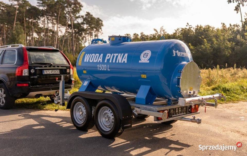 Wóz do wody pitnej beczkowóz Meprozet 1000 L kujawsko-pomorskie Rogóźno