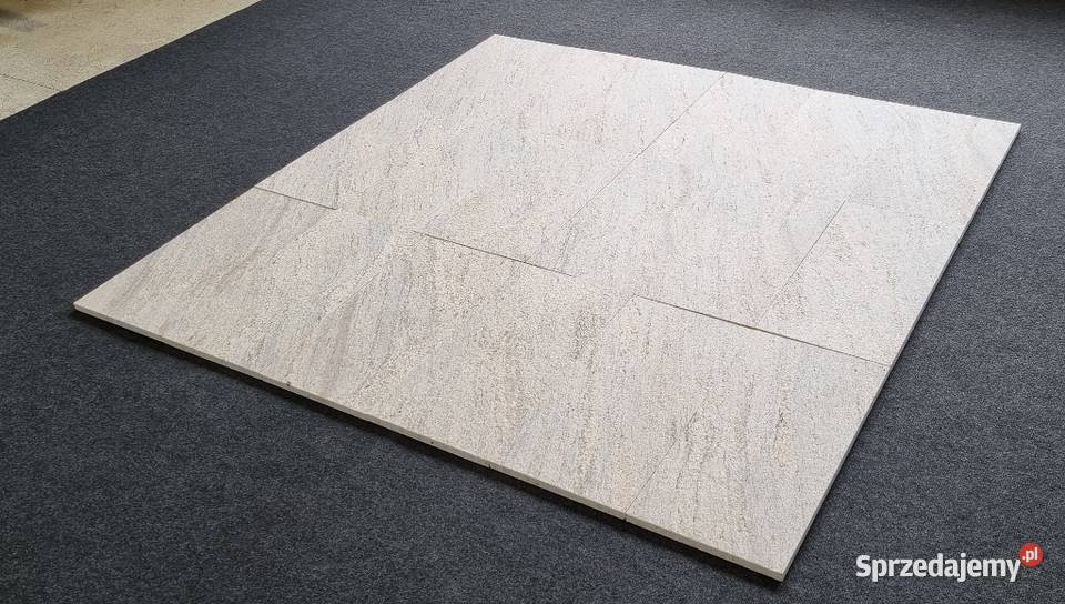 PŁYTKI TARASOWE PŁOMIENIOWANE KAMIENNE IVORY Bielawa