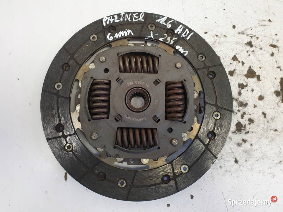 Peugeot Partner 16 HDI DOCISK TARCZA sprzęgło Chełm