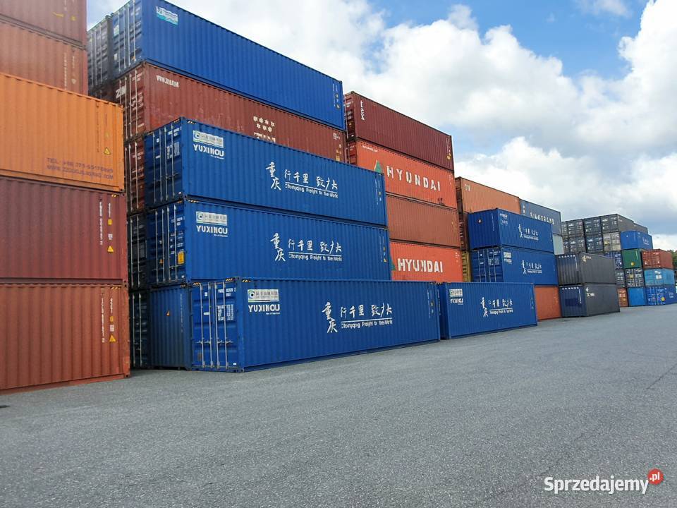 Kontener morski magazynowy 40 DVHC 12 metrowy Magazynowanie dolnośląskie