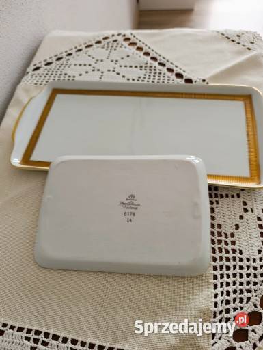 Patery że złoceniem porcelana lata 60 Olsztyn sprzedam