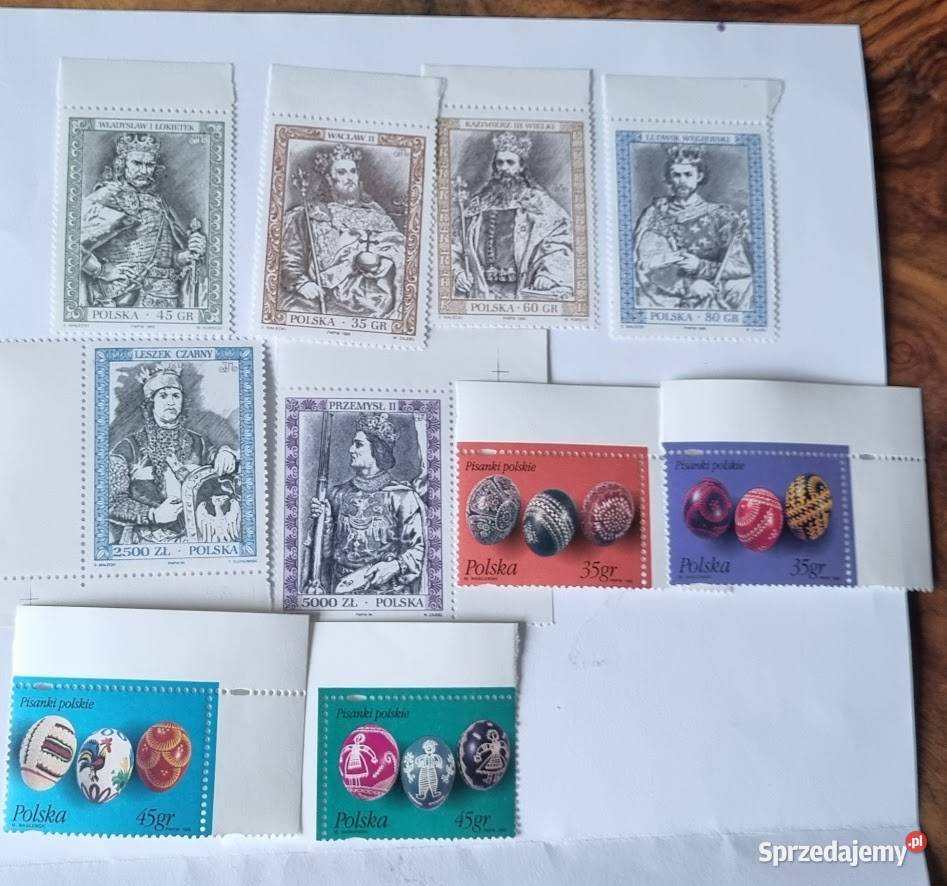 Znaczki pocztowe 19941995 czyste Zielona Góra