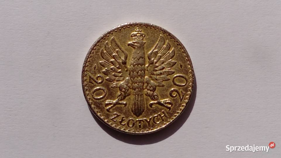Moneta 20 głowa kobiety 1925 r Mosina