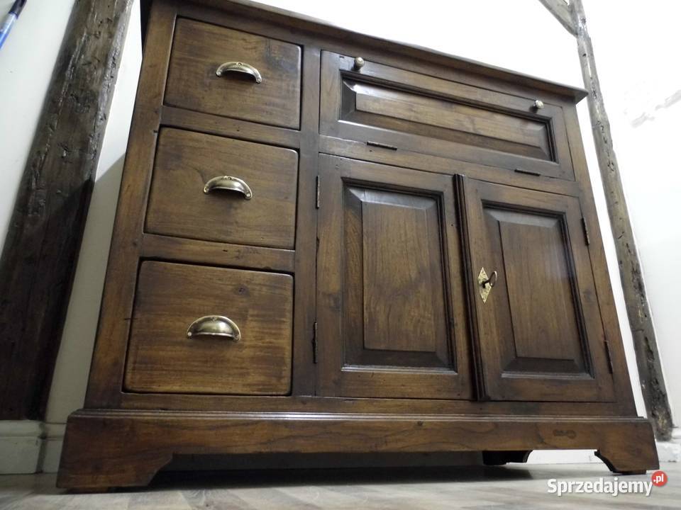 Stara Tekowa Gabinetowa Komoda Zielona Góra