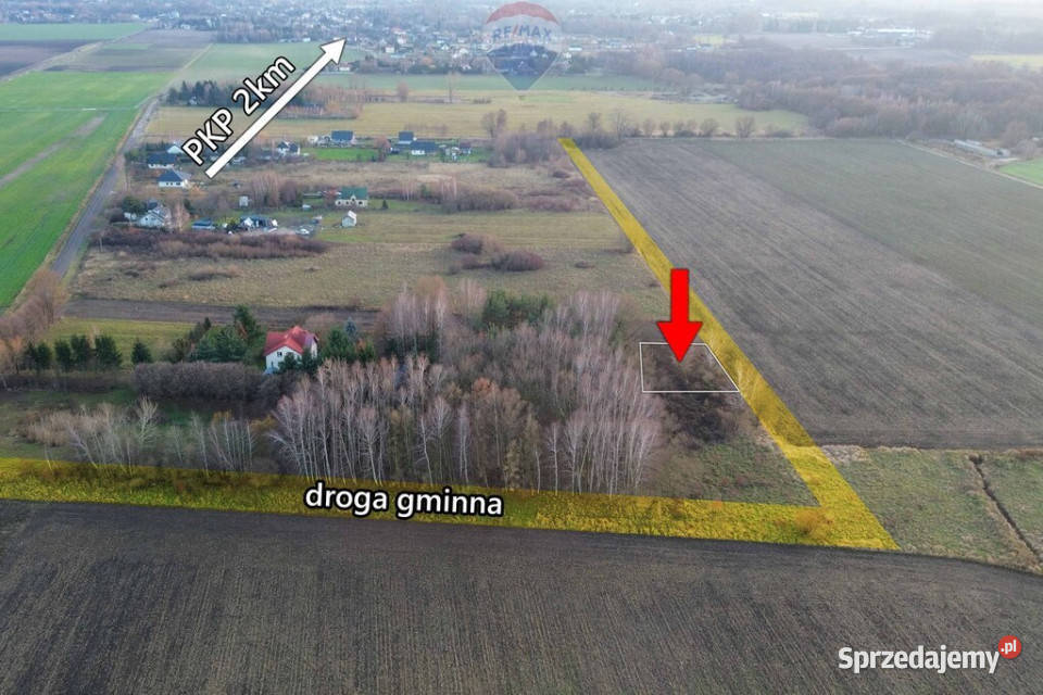 Działka 924 m2 z dala od sąsiadów, Jaktorów