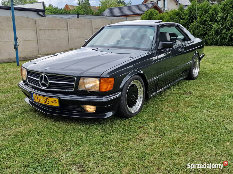 Mercedes W126 SEC 560 V8 AMG Recaro BBS Zabytek 201000km Strobice sprzedam