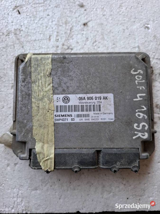 Komputer Sterwonik Silnika Volkswagen Golf 4 osobowe Wisznice sprzedam