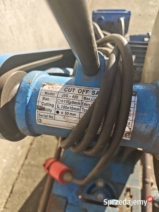 Przecinarka do metalu tarczowa ze stolikiem i wielkopolskie sprzedam