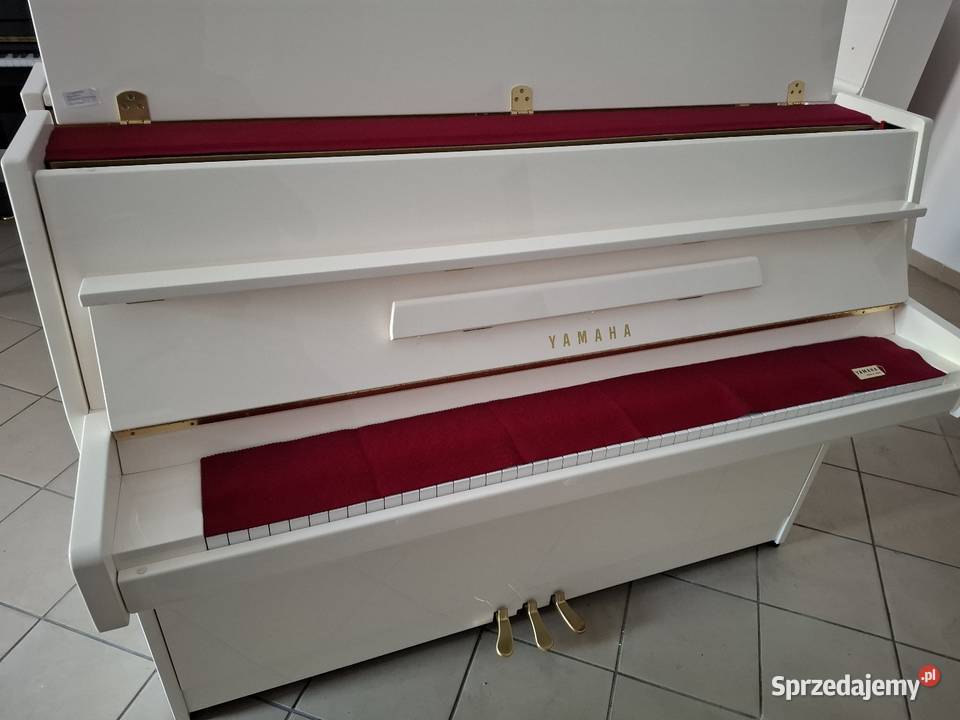 Pianino Yamaha B1 PWH stan fabryczny białe Brzesko