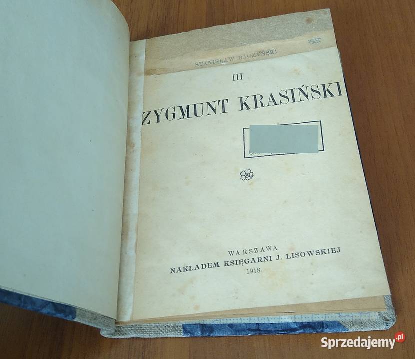 Zygmunt Krasiński Stanisław Baczyński pomorskie Gdańsk