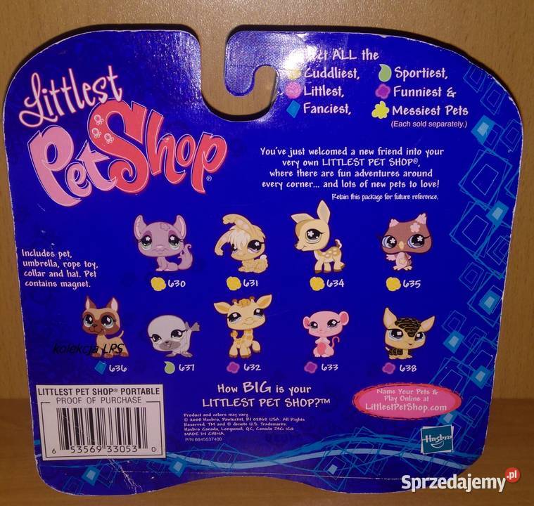 NOWY ZESTAW LPS dog fuzzy 636 UNIKAT Littlest