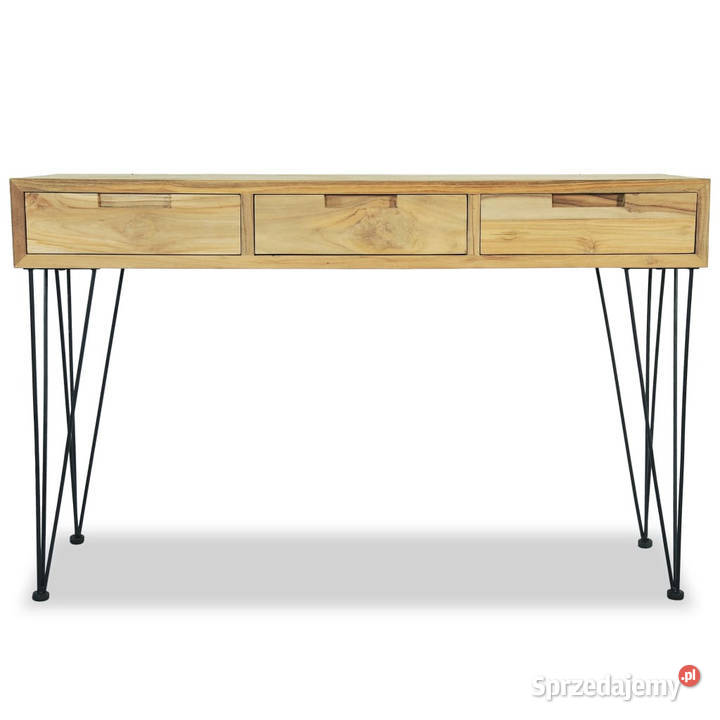 Stolik konsola 120 x 35 x 76 lite drewno tekowe Stoły