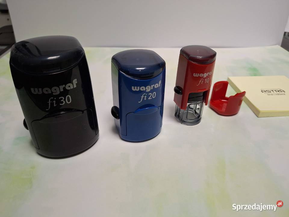 Pieczątka firmowa reklamowa z logo Wagraf tusz Kraków