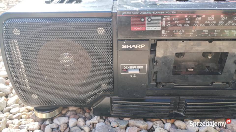 Radiomagnetofon Sharp WQT238HBK Elektronika Poznań