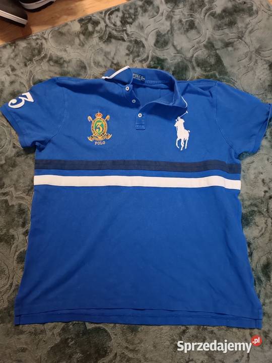 Koszulka polo Ralph Lauren niebieska rozmiar XL Katowice sprzedam