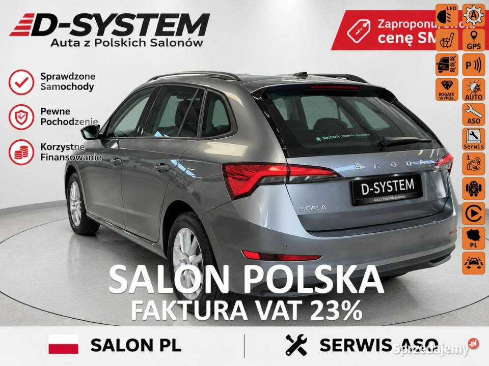 koda Scala 22 Automat Salon Polska 1Właściciel ASR (kontrola trakcji)