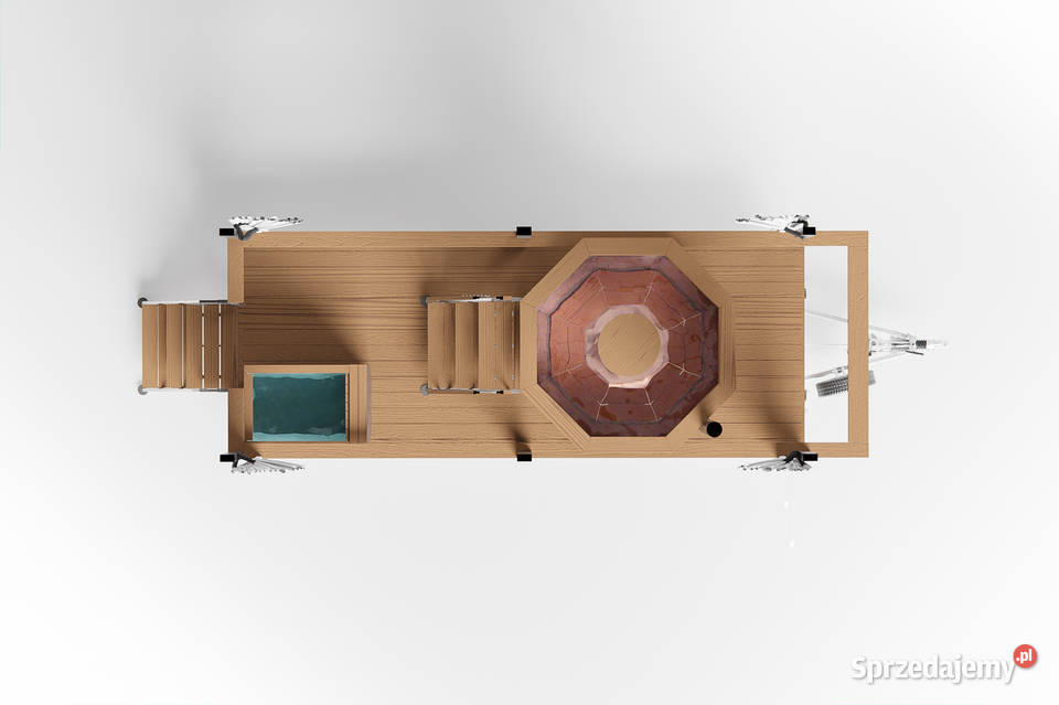 Wanna ze stali nierdzewnej mobilne SPA LAVA Nowy Sącz