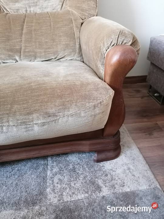 Sofa na 3 osoby na 2 osoby fotel Rogi