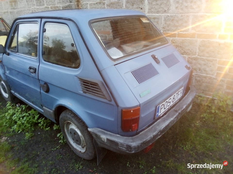 Fiat 126p FL 1989 fajna baza na klasyka Rok produkcji 1989