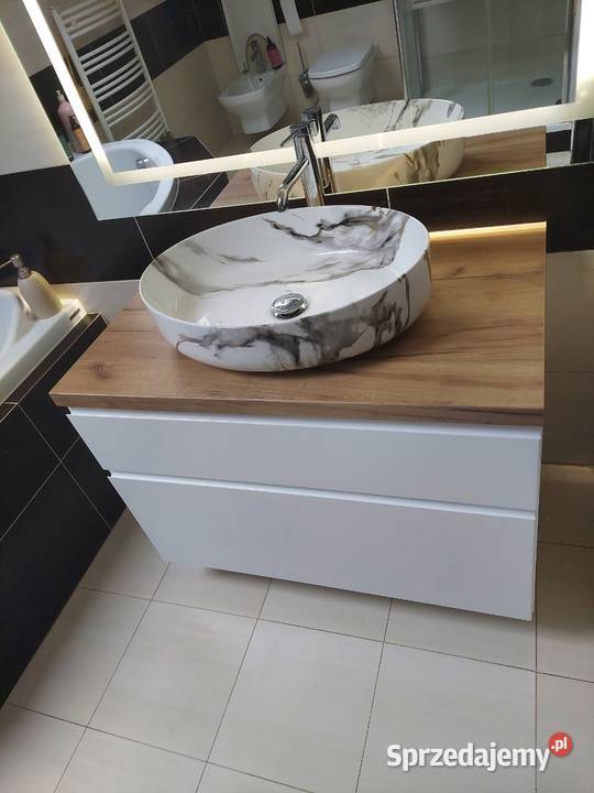 Szafka pod umywalkę szer. 90 cm - meble łazienkowe na wymiar