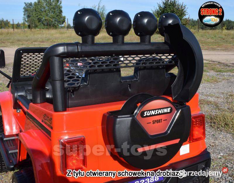MEGA JEEP SUNSHINE NAPĘD 4X4 2X12V WOLNY START Toruń