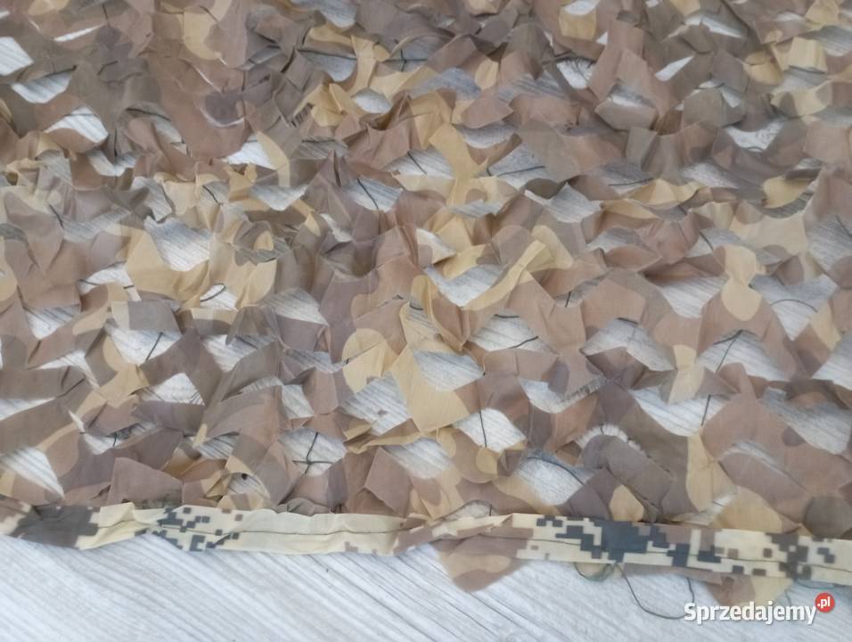 siatka maskująca 6x4 nowa bezowa Częstochowa