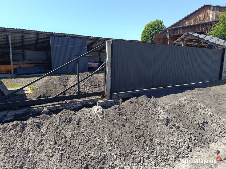 Brama wjazdowa metalowa odsuwana 85 metra świętokrzyskie Skarżysko-Kamienna