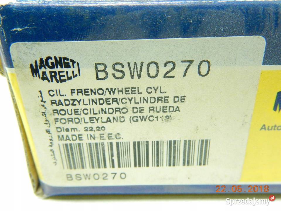 CYLINDEREK HAMULCOWY FORD TRANSIT AUTOBUS 6878 osobowe sprzedam