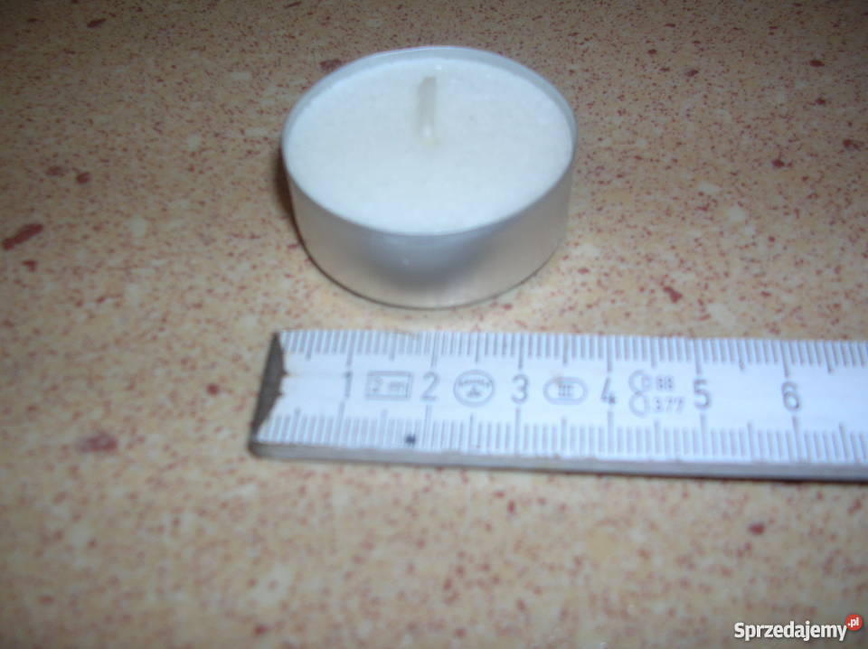 Podgrzewacze Tealights Cajove Sviecky Teelichte biały śląskie Siewierz