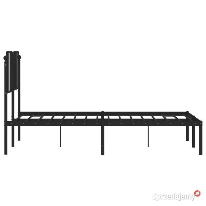 Łóżko Metalowe Czarne Rama Łóżka Ze Stelażem 102cm mazowieckie sprzedam