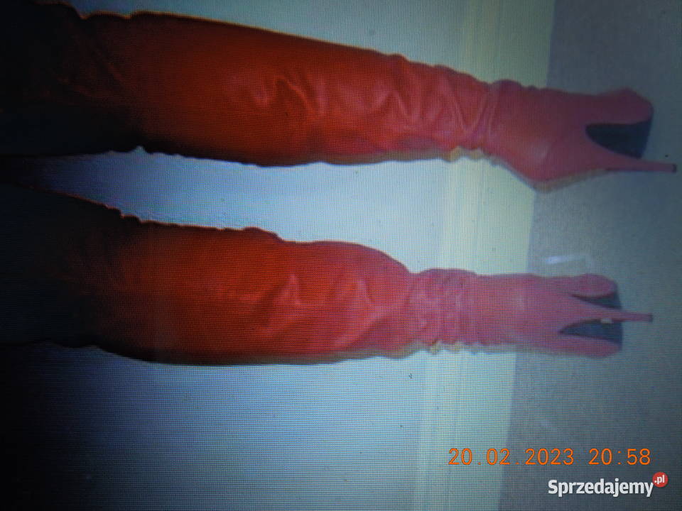 kozaki kolano skóra Częstochowa sprzedam