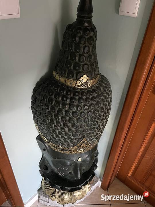Budda z Bali indonezyjskie rękodzieło z drewna Brodnica