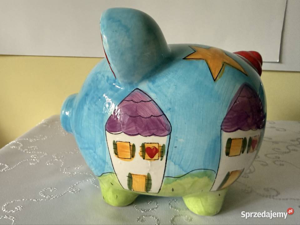 Ceramiczna skarbonka świnka vintage lata 80 śląskie Czerwionka-Leszczyny