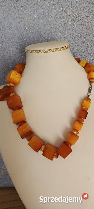 Naszyjnik Bursztyn Vintage Białystok sprzedam